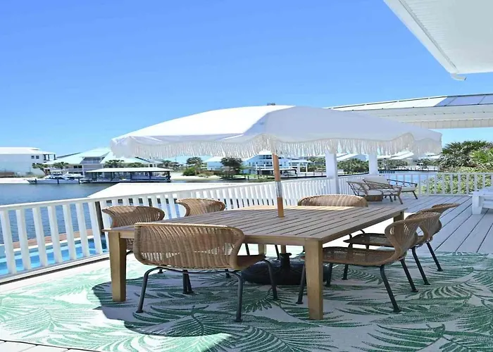 Phenomenal Lux Oceanfront House With Heated Pool & Hot Tub, Firepit, Private Dock And Very Close 2 Holiday home Pensacola