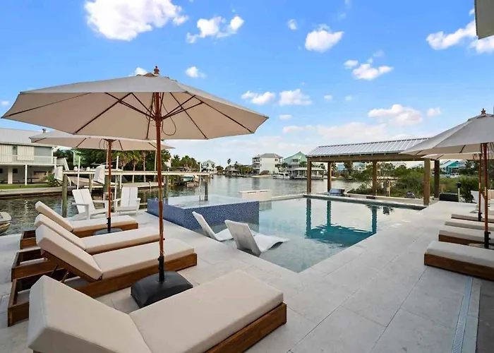 Phenomenal Lux Oceanfront House With Heated Pool & Hot Tub, Firepit, Private Dock And Very Close 2 *