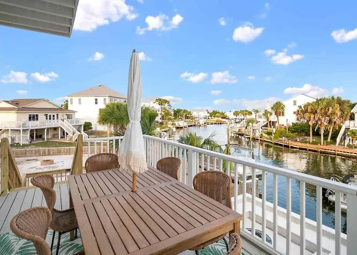 Phenomenal Lux Oceanfront House With Heated Pool & Hot Tub, Firepit, Private Dock And Very Close 2 Pensacola