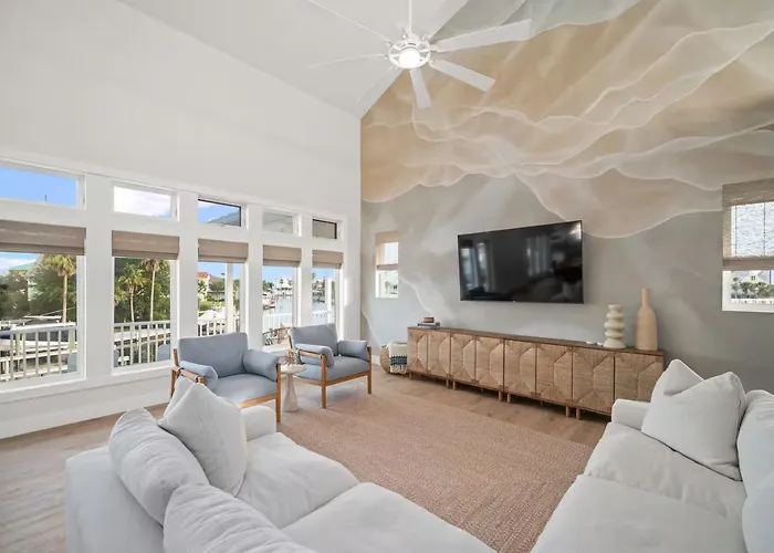 Phenomenal Lux Oceanfront House With Heated Pool & Hot Tub, Firepit, Private Dock And Very Close 2 Pensacola